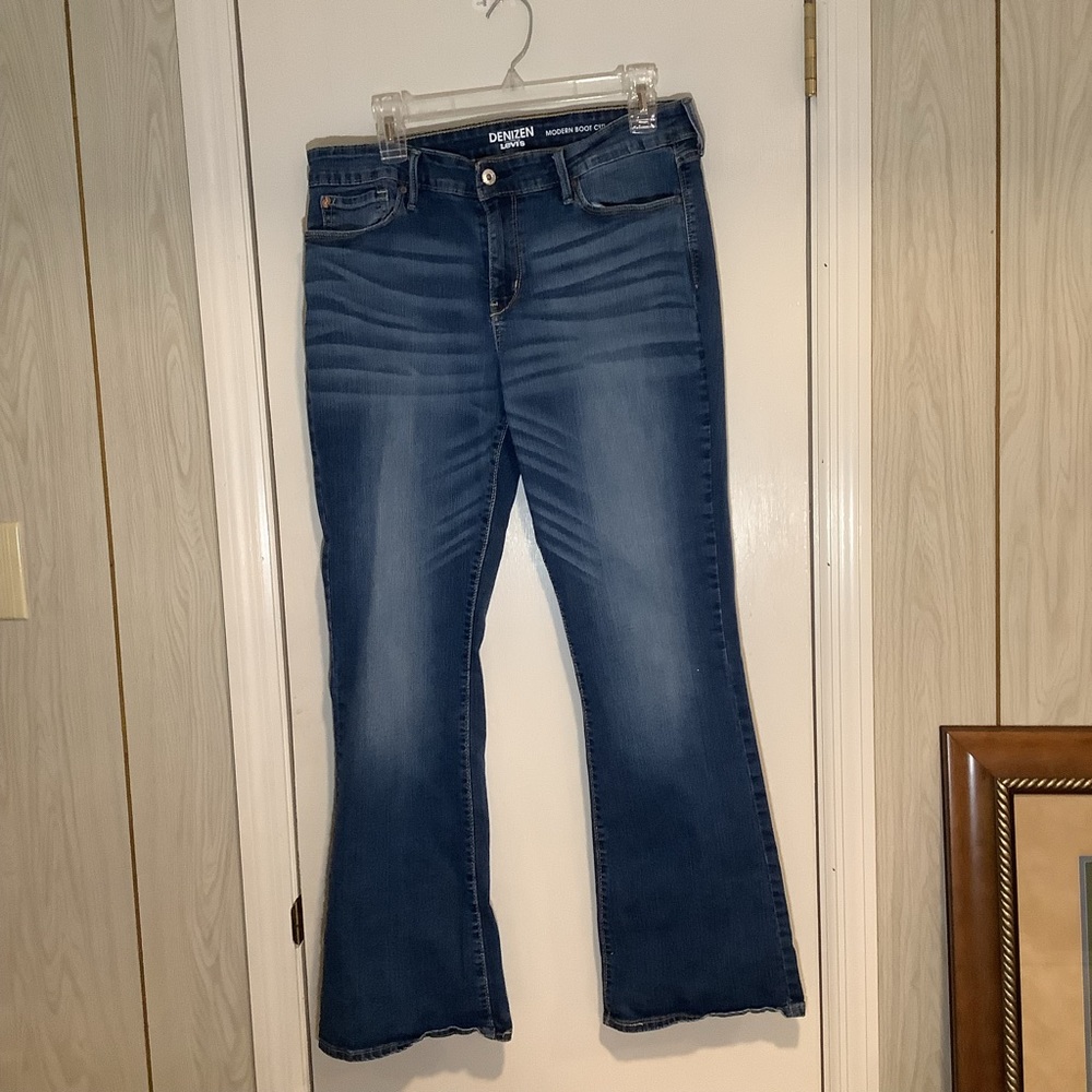 Levi Levi’s Denizen Modern Boot Cut Women’s Jeans 14 32x32 Curvy Stretch
